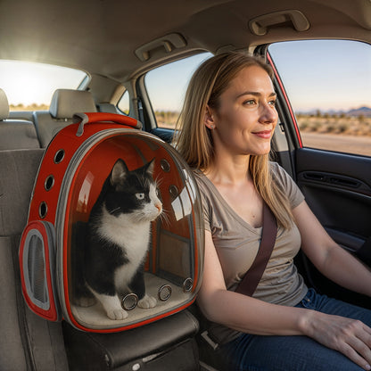 ClearView Dome Capsule Cat Backpack