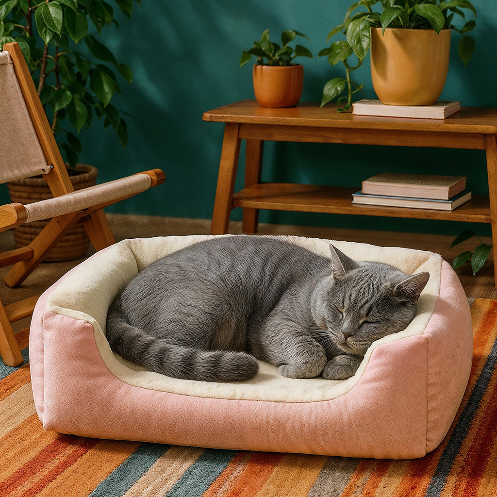 LuxePlush Cat Bed