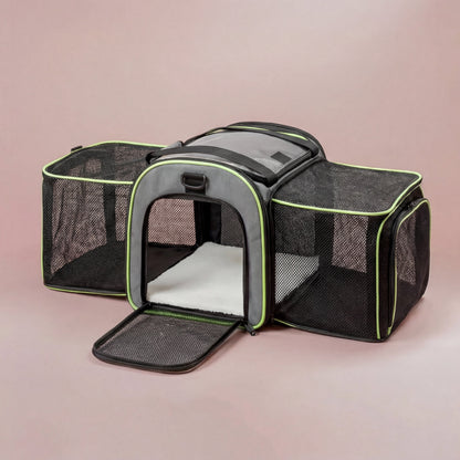 Airline-Approved Expandable Cat Carrier – Comfortable, Secure Travel Carrier