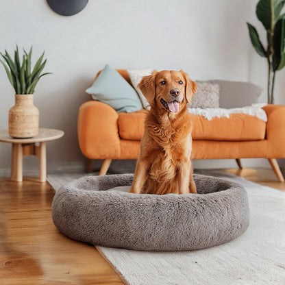 Calming Anti-Anxiety Dog Bed for Deep Sleep & Support