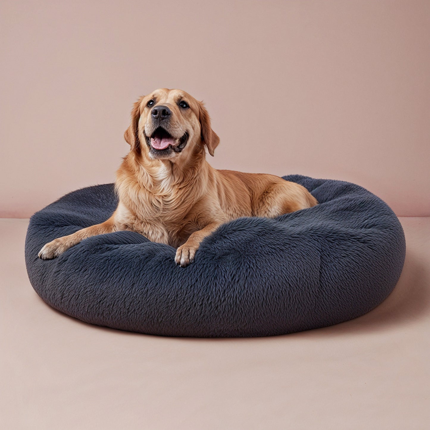 Calming Anti-Anxiety Dog Bed for Deep Sleep & Support