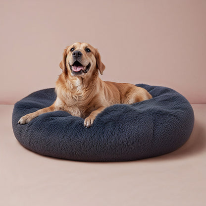 Calming Anti-Anxiety Dog Bed for Deep Sleep & Support