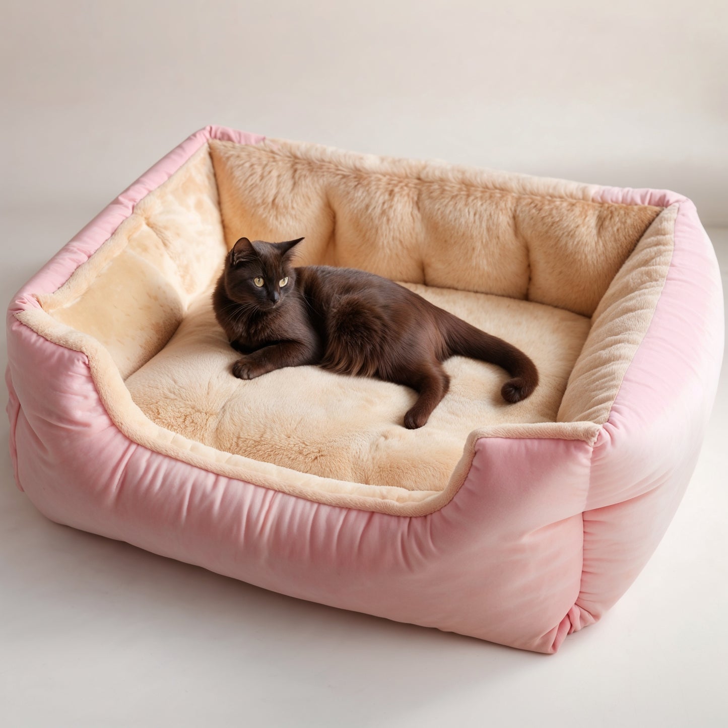 LuxePlush Cat Bed