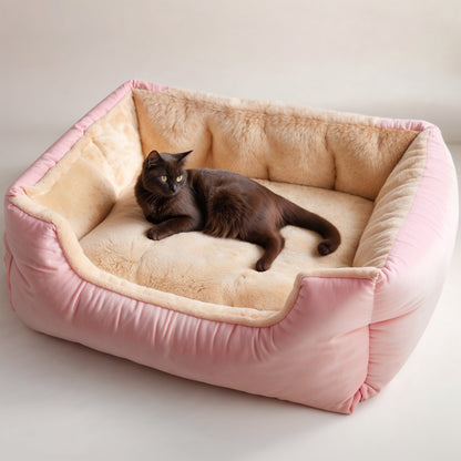 LuxePlush Cat Bed