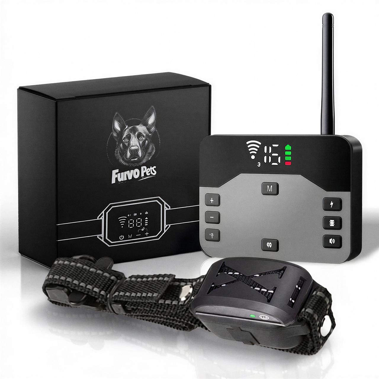 2 in 1 Wireless Dog Fence & Training Collar
