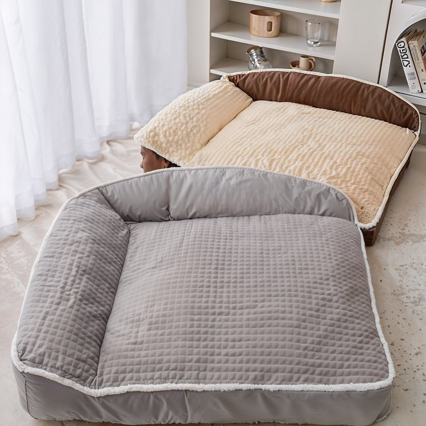 Orthopedic Dog Bed for Deep Sleep & Joint Support